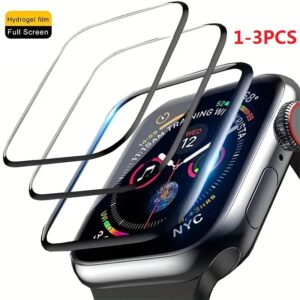 1-3Pcs For Apple Watch Ultra 2 Series 9 S 8 7 6 49mm 38mm 42mm 40mm 44mm 41mm 45mm 3D Full Cover PMMA Soft Screen Protector Film