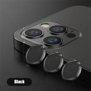 3-2pcs Camera Lens Protector For iPhone 12 13 14 15 Pro Max 13 Mini Metal Ring Protector Glass Camera Lens For iPhone 14 Pro Max
