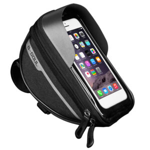 Bicycle Frame Front Top Tube Bike Bag Handlebar Cell Mobile Phone Bag Waterproof Touch Screen Phone Holder Cycling Accessories
