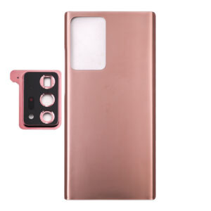 New For Samsung Galaxy Note 20 Ultra N980 Battery Back Cover Rear Door 3D Glass Panel Note 20U Housing Case Camera Lens Replace