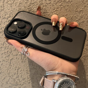 Luxury Magsafe Transparent Case For iPhone 15 14 13 12 11 Pro X XS XR Max Mini 7 8 Plus SE 2022 Magnetic Wireless Charge Cover