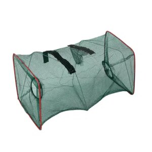 1pc Collapsible Cast Net Fish Cage for Crab, Shrimp, and Crayfish – Perfect Fishing Tackle for Outdoor Enthusiasts