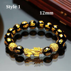 Pixiu Guardian Bracelet Bring Luck Wealth Beads Strand Bracelets Chinese Fengshui Unisex Wristband Men Women 2021 Lucky Jewelry