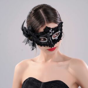 Itacazzo Decorative Props Mysterious & Sexy Ladies’ Masquerade Ball Decorative Mask