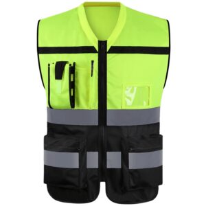 Motorcycle High Visibility Reflective Vest Belt for Night Running and Cycling Safety Security Warning Vest