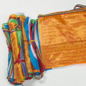 5M 20 Sheets Religious Flags Garden Tibetan Buddhist Supplies Colour Print Prayer Flag Tibet Banner