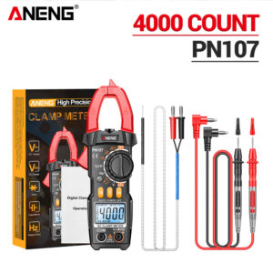 ANENG PN107 Digital Clamp Meter 600A AC Current Tester Voltmeter Ammeter NCV Diode with Temperature Frequency Professional Tool