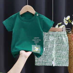 Children’s Summer Shorts Sets Cartoon Cotton Boys Clothes Baby Girls Outfit Set Casual Ropa 1-6Y Clothing Outwear