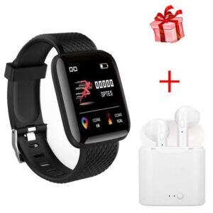 116Plus Smart Bracelet Sports Bracelet Bracelet Sports Pedometer Wireless Bluetooth Headsets Reminder Heart Rate Blood Pressure