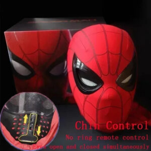 Spider-man:no Way Home Spider Man Mask Luxury Helmet Remote Eyes Movable Mask Cosplay Mask Model Decoration Kids Halloween Gifts
