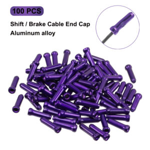 Bike Shift Brake Cable End Caps MTB Road Bike Shift Brake Inner Cable End Cap Aluminum Alloy End Cap Derailleur Wire Tips
