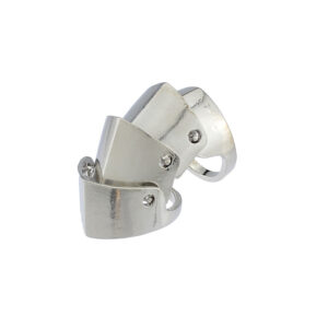 Anime Oosaki Nana Rings Punk Gothic Rock Scroll Joint Armor Knuckle Metal Finger Ring Ear Studs For Fans Cosplay Props Jewelry