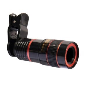 20X Long Focus Mobile Phone Lens 8x 12x HD Zoom Monocular Phone Camera Len External Clip Phone Telescope Lens for iPhone Android