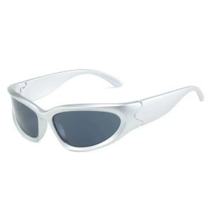 New Y2K Colorful Mirror Fashion Eyewear Sports Punk Sunglasses Women Designer Square Goggle Men Luxury Brand Sun Glasses UV400