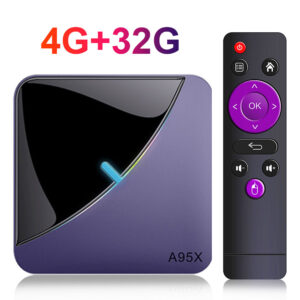 A95X F3 Air II Smart TV BOX Android 11.0 4K RGB Light 2.4/5G Wifi Amlogic S905Y4 BT5.0 Set Top Box 4GB RAM 16GB 32GB 64GB ROM