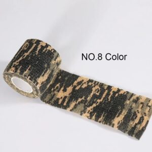 Camouflage Tape Wrap Military Army Hunting Self-Adhesive Protective Bandage For Outdoor Camping 5CM X 4.5M