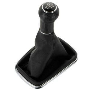 New Car 5/6 Speed 12mm Gear Shift Knob Lever Shifter Gaiter Boot for Volkswagen VW Golf Bora Jetta GTi MK4 Interior Accessories