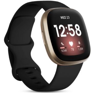 silicone Strap for Fitbit Versa 4 3 Sense 2 band Smartwatch Accessories replacment wristband Sport Bracelet Fitbit Versa 3 Strap