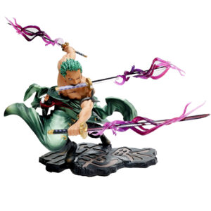 One Piece Action Figure Three-Knife Fighting Skill Roronoa Zoro Anime Model Decorations PVC Toy Gift