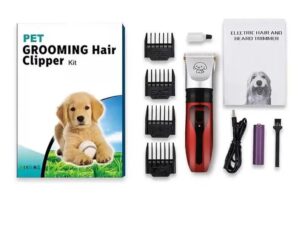 Dog Professional Hair Clipper Electrical Grooming Trimmer for Pets USB Rechargeable Shaver Low Decibel Animals Haircut Machine