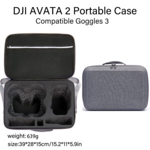for DJI Avata 2 Portable Case Compatible Goggles 3 Fly Smart Combo Large-capacity FPV RC Storage Bag Outdoor Shooting