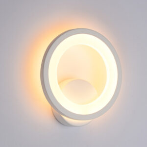 Round Wall Mount Light European Wall Sconces Lighting Wall Lamp Fixture for Bedside Corridor Bedroom Living Room Hallway Light