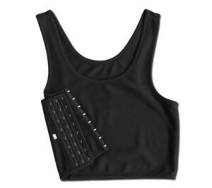 Flat Breast Binder Tomboy Underwear Women Seamless Summer Short Vest Tank Top Shaper Bustier Shpaer Vest