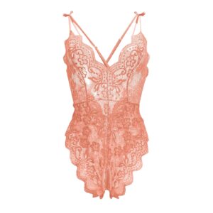 Women Lingerie Flower Lace Underwear Babydoll V Neck Sleepwear Strap Women’s binders and shapers ╨╜╨╕╨╢╨╜╨╡╨╡ ╨▒╨╡╨╗╤î╨╡ ╨╢╨╡╨╜╤ü╨║╨╛╨╡ 2024