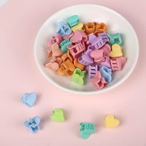 30Pcs/Bag Mini Cute Hair Claws Clips For Girls Baby Colorful Hairpin Cartoon Rabbit Flower Crown Star Hair Clips Children Clamp