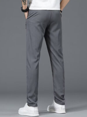 Ice Silk Pants Men’s thin quick-dry resistance dirty long pants spring and summer casual loose thin straight tube Harlan pants