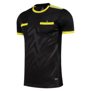 Professional Men Referee Uniforms Soccer Football Jerseys Shirts Pockets Judge Short Sleeve Team Shirt Sportswear Clothes
