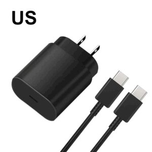 Original 25W Super Fast Charger Power Adapter For Samsung Galaxy S22 S21 S20 FE USB Type C Cable Note 20 A52 A71 Quick Charging