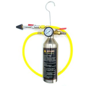 Automotive Air conditioning piping condenser canister cleaning bottle Kits A/C system flush SET