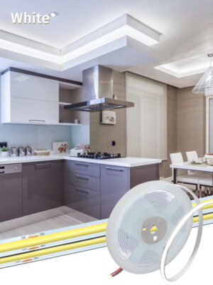 24V 12V COB LED Strip Light 8mm 320LEDs/M High Density Flexible Diode Tape Ribbon for Room Decor 1M 2M 3M 5M 10M Linear Dimmable