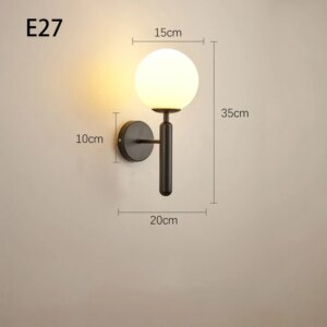Nordic LED Wall Lamp For Bedroom Bedside HomeDecor Living Room Interior Lighting Fixture Modern aisle Corridor Wall Light Lustre