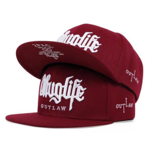 2024 Fashion Fastball CAP Thuglife Embroidery Hiphop Baseball Cap Snapback Hat Adult Outdoor Casual Sun Casual Bone Dropshipping