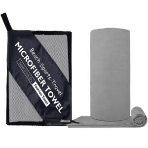 1-pcs Large microfibre towel, perfect travel, gym and camping towel, ultra-absorbent for travel, beach, showers, pools