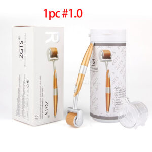 ZGTS Derma Roller 192pin Needles Microneedle Dermaroller for Face Derma Rolling Scar Stretch Mark Removal Cellulite Treatment