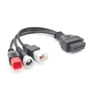 Male to Female 3pin 4pin for Yamaha 6pin for Honda to 16pin OBD 2 Extension Cable Motorcycle Diagnostic Tool moto OBD2 Connector