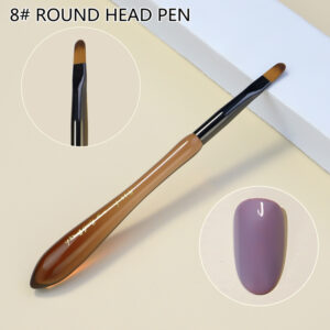 Misscheering 1pcs Nail Art Brush Professional Material Acrylic Powder Gel Polish Painting Nail Extension Manicure Brushes Tools