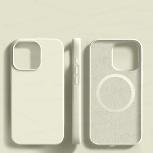 Liquid Silicone Magnetic Cases For iPhone 15 14 11 13 12 Pro Max Plus For Magsafe Case Wireless Charge Cover Phone Accessories