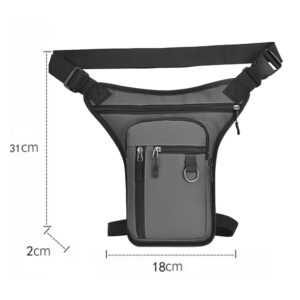 Motorcycle Travel Bag Waterproof Motorcycle Waist Leg Bag Men Hip Bum Pack Leg Side Bag Ride Bags For Men Casual Fanny Pack Bag