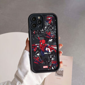 Avengers Movie SpiderMan venom Camera Protection Case For iPhone 15 14 13 12 11 Pro Max Mini XR XS X 7 8 Plus SE20 Soft TPU Back
