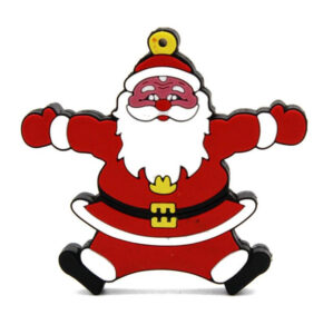 Santa Claus USB Flash Drive 64GB Creative Christmas Gifts Pen Drive 32GB Cute Cartoon Memory Stick 16GB Free Key Chain U Disk