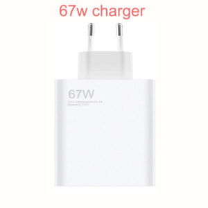 EU 67W Fast Charger for Xiaomi Poco X3 GT F3 GT Poco X4 Pro 5G & Mi Mix Fold Mi 11 11pro 11 Ultra 12 12X