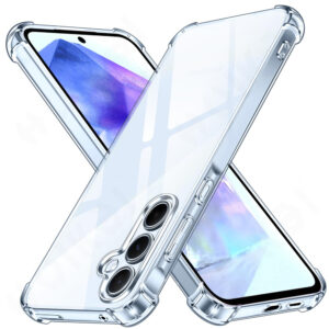Case For Samsung Galaxy A55 A35 A15 A54 A53 A14 4G 5G 4G 5G Silicone Soft Transparent TPU Protection Cover