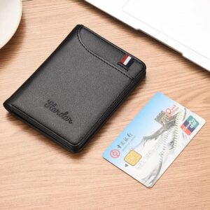 Men’s Wallet Vertical Multi Card Small Wallet Driver’s License Youth Mini Student Change Bag Card Bag
