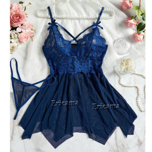Women Transparent Lingerie Women’s Underwear See Through Lingerie Sets Sexy Lace Bra And Panty Set Female Sexy Costumes