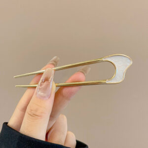Elegant U-shaped Hair Sticks Female Hairpin Women Hair Fork Pan Hair Chopsticks Temperament Headdress Fullhouse