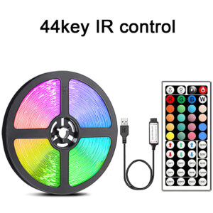 RGB Led Strip Lights with Remote Control SMD 5050 Tape Lights Led Wall Room for Home Bedroom Party Decor TV Backlight